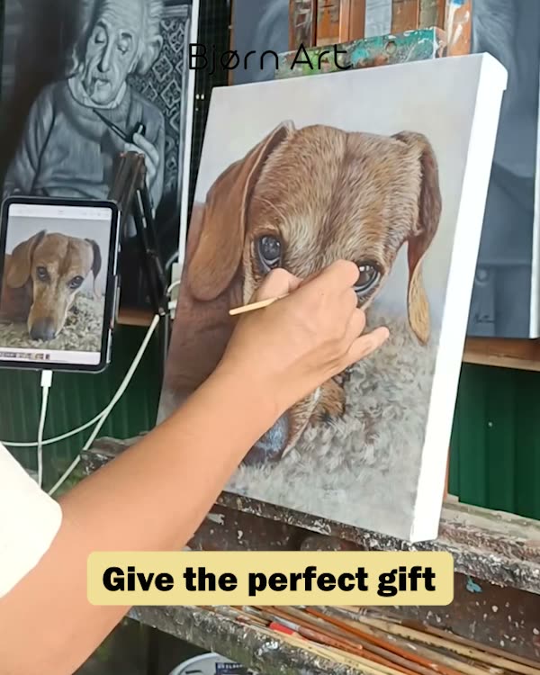 Video Bjørn Art persönliche Gemälde